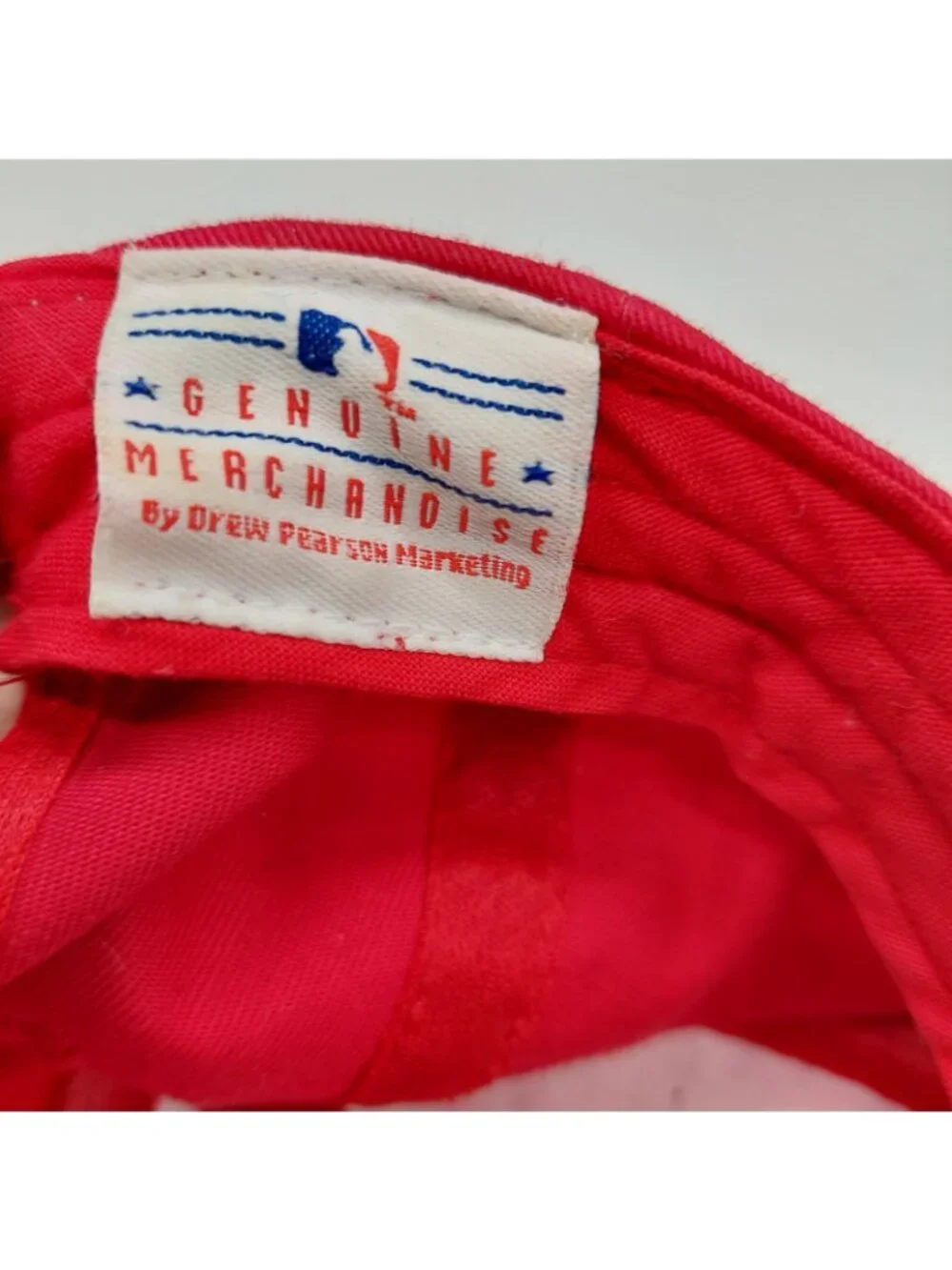 Cincinnati Reds Team Autographed Baseball Hat Youth Small Strapback Red Black